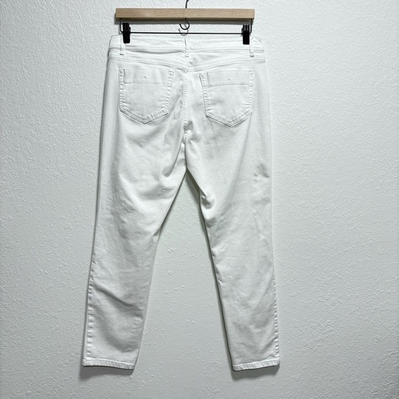 J Jill Denim Authentic Fit Slim Ankle White Jeans 6 - Picture 7 of 15